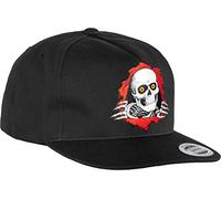 Powell Peralta Gorra de monopatín Snapback Ripper 2, Negro -, talla única