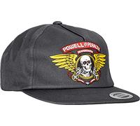 Powell Peralta Monopatín Sombrero El Snapback Winged Ripper - gris - talla única