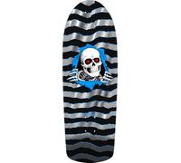 Powell Peralta OG Ripper Reissue - Tabla de monopatín, lámina plateada, 10 x 30 pulgadas