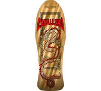 Powell Peralta Steve Caballero Chinese Dragon Reissue - Tabla de monopatín, lámina dorada, 10 x 30 pulgadas