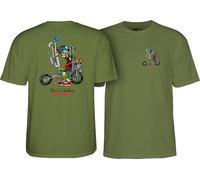Powell Peralta Steve Caballero Chopper - Camisetas para bicicleta, Verde(Military Green), M