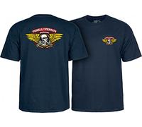 Powell-Peralta Winged Ripper - Camiseta (Talla XXL), Color Azul Marino
