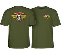Powell Peralta Winged Ripper Camiseta Verde Militar '2', 2XL