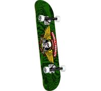 Powell Peralta Winged Ripper - Monopatín completo, color verde, 8 x 31.4 pulgadas