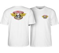 Powell Peralta Winged Ripper T-Shirt - Camiseta para Hombre. Blanco M