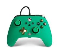 Power A 1518814-02 Mando con Cable Mejorado para Xbox Series X/S, Verde - Botones Asignables, Vibración Dual, Cable USB 3m