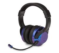 Power A - Auriculares Fusion azul metalizado Nebula con micrófono desmontable para cualquier dispositivo movil con entrada jack de 3.5 mm (Nintendo Switch)