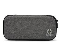 Power A Estuche Delgado Nintendo Switch o Nintendo Switch Lite - Charcoal, Carcasa Protectora, Funda para Videojuegos, Funda para Consola, Accesorios, Almacenamiento, con Licencia Oficial