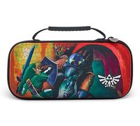 PowerA Funda Protectora Nintendo Switch, Switch Lite y Modelo OLED, Funda Protectora rígida con asa de Transporte y Almacenamiento para 9 Tarjetas de Juego, Oficial: Link vs Ganondorf