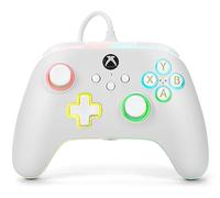 Power A Mando con cable Advantage para Xbox Series X|S con Lumectra - Blanco, mando, mando para videojuegos con cable, mando para juegos, Xbox One, con licencia oficial