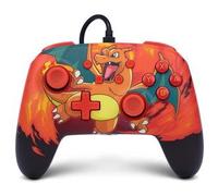 Mando con cable mejorado PowerA para Nintendo Switch - Pokémon: Charizard Vortex, mando, mando para videojuegos, mando con cable, con licencia oficial