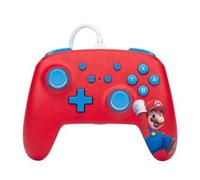 Power A Mando con Cable NSGP0001-01 para Nintendo Switch, Mario Woo-hoo! con Botones Programables y Conector para Auriculares, 3m, Compatible con Switch y OLED
