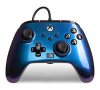 Power A - Mando con cable, salida de audio y botones programable, azul brillante Nebula (Xbox One, Xbox serie X y Windows 10)