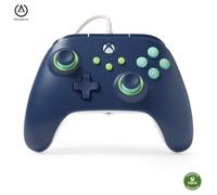 Power A Mando con cable Xbox Series X|S - Azul marino, mando, mando para videojuegos con cable, mando para juegos, funciona con Xbox One