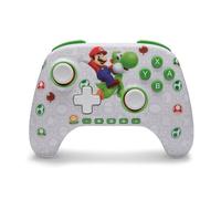 Power A Mando inalámbrico Advantage para Nintendo Switch 2 - Mario y Yoshi Con licencia oficial, efecto Hall, botones asignables, mando pro, Botón C, controles de movimiento