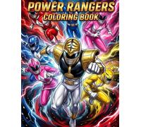 Power a Ra.nger's Coloring Book: Inspire Creative Development Through Large One-Sided Pages Tailored for Kids Who Love Dynamic Coloring Adventures