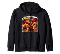 Power Art, campeón de Masked Fury Wrestling Sudadera con Capucha