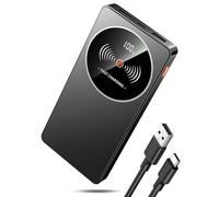 Power Bank 10000mAh, Bateria Externa Carga Rapida 22.5W, 3A Bateria Portatil 3 Puertos USB C Input & Output Cargador Portatil Movil Powerbank para iPhone 16 15 14 13 12 11, Samsung, Xiaomi, Android