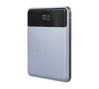Power Bank 30000mAh 111Wh|USB-A & USB-C Entrada/Salida|Carga rápida PD 110W|4 Dispositivos a la Vez|Pantalla LCD|Compatible con iOS,móvil,Tableta,Consola,smartwatch|Viaje Emergencia,Negro