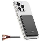 Power Bank 5000mAh, Cargador Portátil QC 3.0 PD 20W USB C Entrada&Salida Carga Rapida, Magnético Bateria Externa Inalámbrico con Luz indicadora LED, Powerbank para iPhone 16/15/14 Series(Negro) 2025