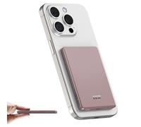 Power Bank 5000mAh, Cargador Portátil QC 3.0 PD 20W USB C Entrada&Salida Carga Rapida, Magnético Bateria Externa Inalámbrico con Luz indicadora LED, Powerbank para iPhone 16/15/14 Series(Rosa) 2025