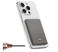 Power Bank 5000mAh, Cargador Portátil QC 3.0 PD 20W USB C Entrada&Salida Carga Rapida, Magnético Bateria Externa Inalámbrico con Luz indicadora LED, Powerbank para iPhone 16/15/14 Series(Gris) 2025