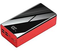 Power Bank 80000Mah Cargador Portátil, Cargador De Batería Portátil para Teléfono con Pantalla Digital LCD, 3 Entradas Y 4 Salidas USB con 2 Baterías Externas para Linterna,Super2