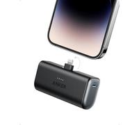 Power Bank Anker 621 con Conector Lightning, Cargador portátil inalámbrico de 12 W con Certificado MFi de 5000 mAh, Compatible con iPhone 14 / Pro/Plus/Pro MAX, Serie iPhone 13 y 12(Negro)