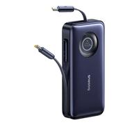 Power Bank Baseus EnerCore CR11 20.000mAh 100W cable retráctil azul
