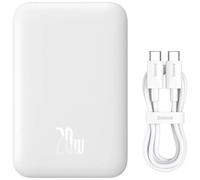 Power Bank Baseus Mini Air Inalámbrico MagSafe 20W USB-C 6000mAh Blanco