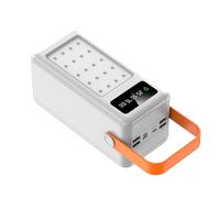 Power Bank Carga ultrarrápida con una Gran Capacidad de 120000mAh miliamperios, Fuente de alimentación móvil portátil, blanco-80000mAh