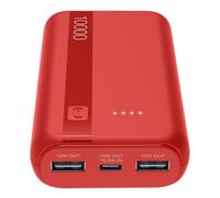 Power Bank Cellular Line ESSENTIAL Rojo (Batería 10000mAh) Power Delivery