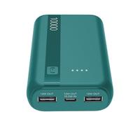 Power Bank Cellularline 10000 mAh con USB-C In/out + 2 Puertos USB-A - Carga Múltiple e Indicador LED - Azul