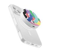 Power Bank Cellularline mag Vibe 3000 mAh Blanco, hasta 22 Horas de autonomía, Carga Inalámbrica de 5W, Diseño Compacto y Colorido, Carga Rápida USB-C, Cable USB-C Incluido