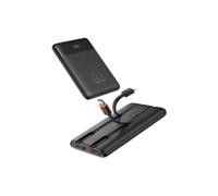 Power Bank Charmast W1202 10.000 mAh 22.5W Ultra Slim con cables integrados