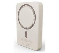 Power Bank Energy Sistem Magnetic 10000 mAh 20 W Apta para avión Champagne