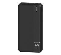 EWENT 20000mA Power Bank, Cargador portátil PD 22,5W, Entrada y Salida Tipo C, Triple Salida, batería portátil para iPhone 15, Samsung, Xiaomi, iPad, Color Negro