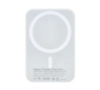 Power Bank Inalámbrica Magnética. Cargador Magnético Inalámbrico Portátil, Batería Externa. [Carga Rápida 15W] Compatible con MagSafe iPhone 14/13/12/Pro/Pro MAX/Mini (10000 mAh, Magnético Blanca)