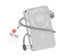 Power Bank Magnético Qi2.2 25W Certificado - 10000mAh Cargador Inalámbrico de Carga Rápida - Cable USB-C 35W - Batería Externa para MagSafe - para iPhone 17/16/15/14/13 Pro/MAX de WanderS - Blanco