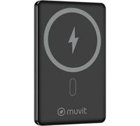 Power Bank Muvit For Change 5000mAh 20W Inalámbrica Negra