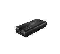 Batería externa NATEC Trevi 20000 mAh Li-Polymer 3 puertos USB y USB-C Negra