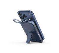 Power Bank para Magsafe iPhone, Bateria Externa Carga Rapida 10000mah Magnetico Cargador Portatil for i-Phone con 22.5w USB-C Cable, Soporte Plegable Powerbank para iPhone Air 17 16 15 14 13 12, Azul
