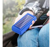 Power Bank Solar 30000mAh con Linterna LED Doble | Batería Externa Portátil con Panel Solar para Camping, Emergencias | 2 Puertos USB 5V/2.4A, Carga Rápida, Alta Capacidad (D)