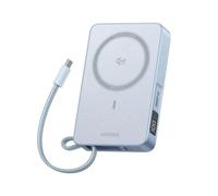 Batería portátil Ugreen PB773 10000mAh USB-C 25W MagSafe Azul
