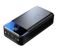 Power Bank USB C Paquete De Batería con Pantalla LED Tipo C Carga Rápida Powerbank Cargador Portátil Compatible con Teléfonos Inteligentes Tabletas(40000mah,D)