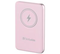 Verbatim - Charge ''n'' Go Polímero de litio 10000 mAh Cargador inalámbrico Rosa