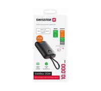 Power bank voltbox 35w 10000 mah with built-in cables usb-c and lightn