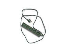 Pedestal Regleta Power Bar de 5 m con fondo magnético: enchufe múltiple práctico y elegante, magnético de 5 vías