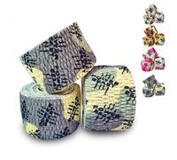 POWER BEAST 3X Tape Cross Training Camuflaje, Cinta Adhesiva Deportiva, 3 Rollos de Esparadrapo Deportivo, Venda y Vendaje Deportivo, Calistenia, Halterofilia, Levantamiento de Pesas