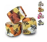 POWER BEAST 3X Tape Cross Training Camuflaje, Cinta Adhesiva Deportiva, 3 Rollos de Esparadrapo Deportivo, Venda y Vendaje Deportivo, Calistenia, Halterofilia, Levantamiento de Pesas